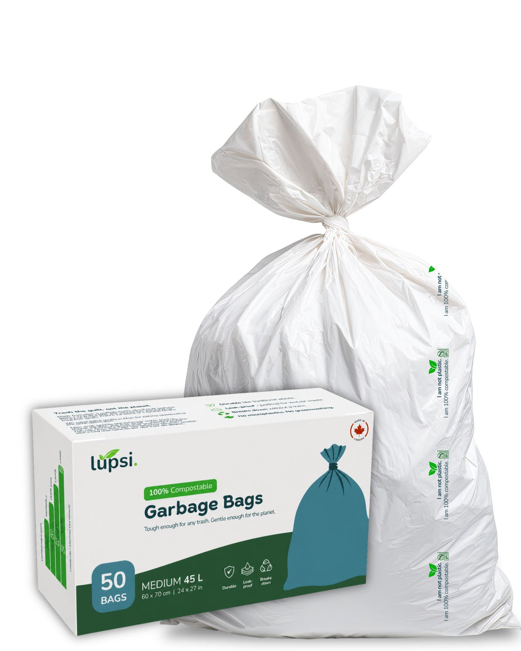 Lupsi Garbage Bags - Medium 45L