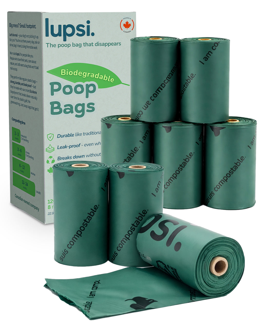 Lupsi Poop Bags - 120 Count