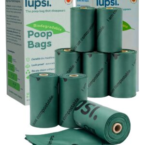 Lupsi compostable poop bags, boxes and rolls